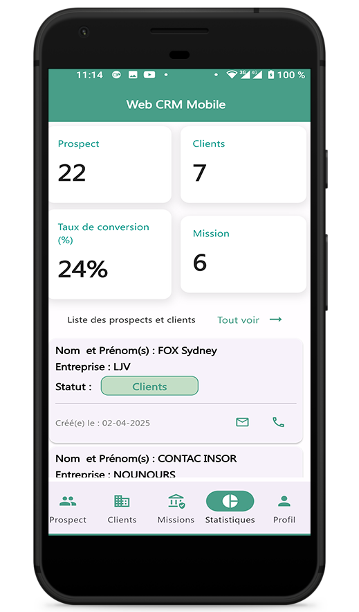 Smartphone CRM